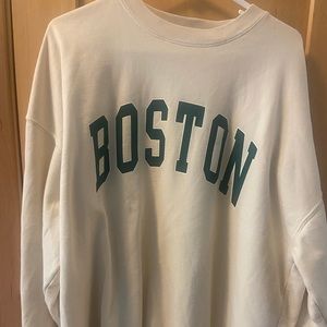 Brandy Melville / John Galt oversized Boston sweatshirt. Worn once.